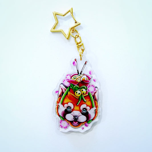 *Available In-Store* Holographic Star Print Keychain