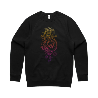 Black front flat lay
