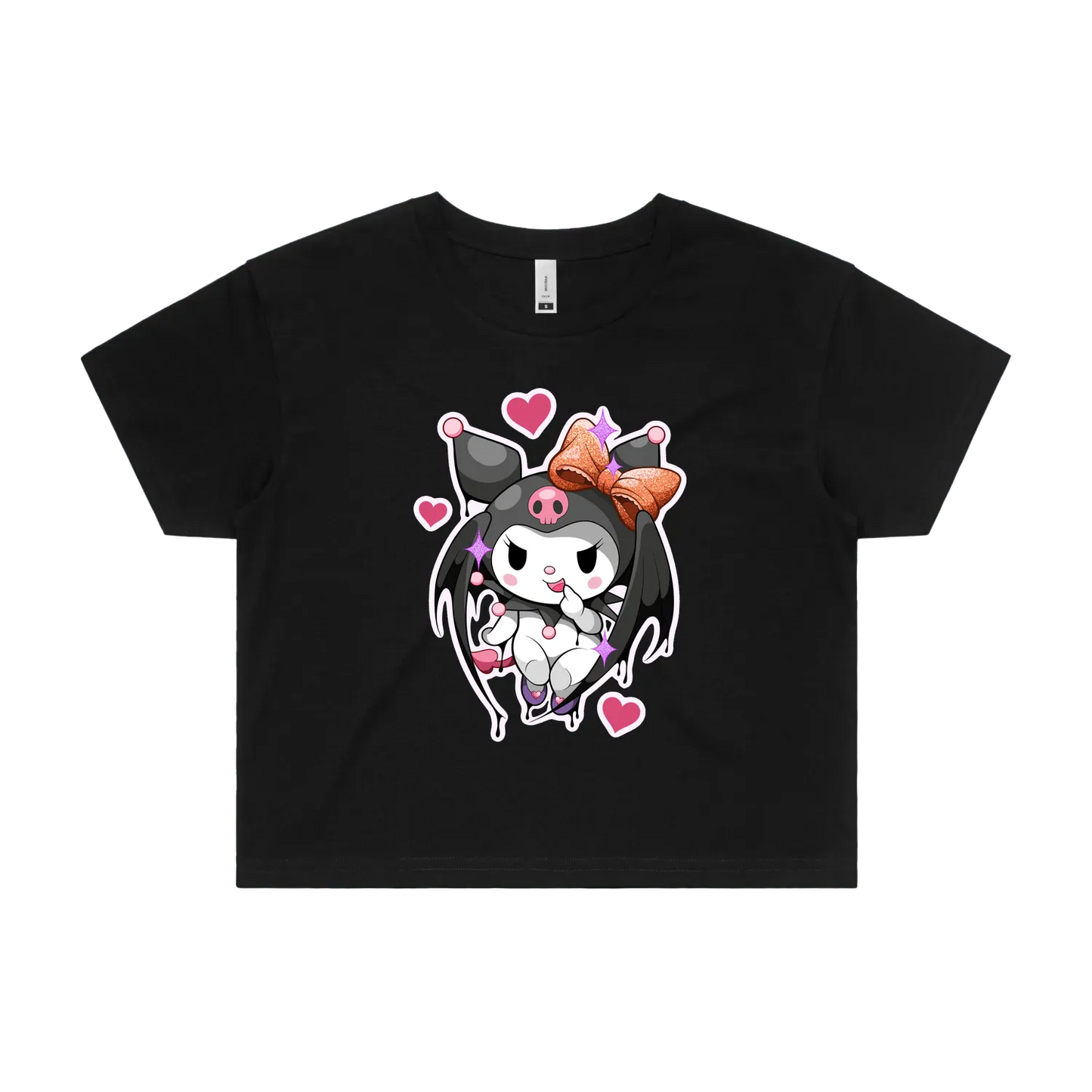'Cheeky Devil' Crop Tee