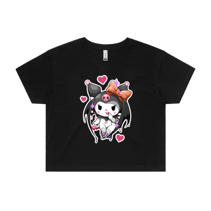 'Cheeky Devil' Crop Tee