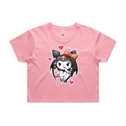 'Cheeky Devil' Crop Tee