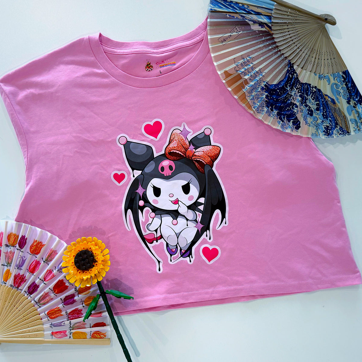 'Cheeky Devil' Crop Tee