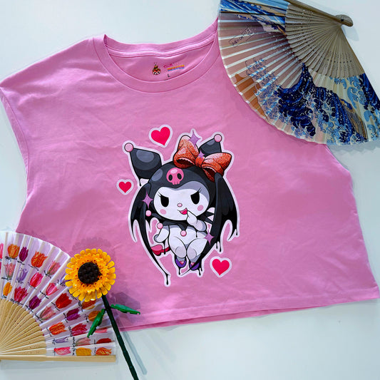 'Cheeky Devil' Crop Tee