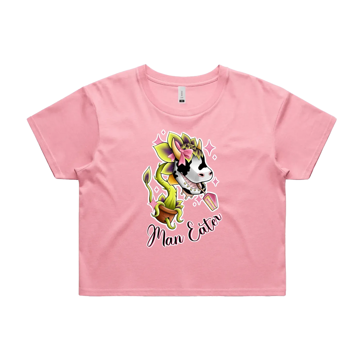 'She's a Man Eater' Crop Tee
