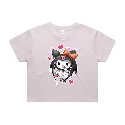 'Cheeky Devil' Crop Tee