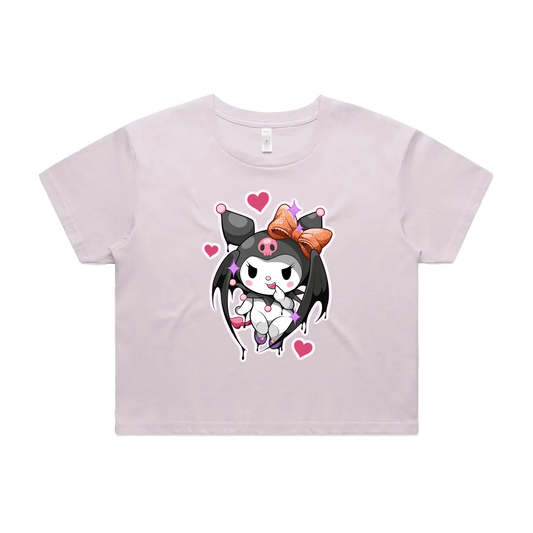 'Cheeky Devil' Crop Tee