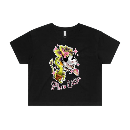 'She's a Man Eater' Crop Tee